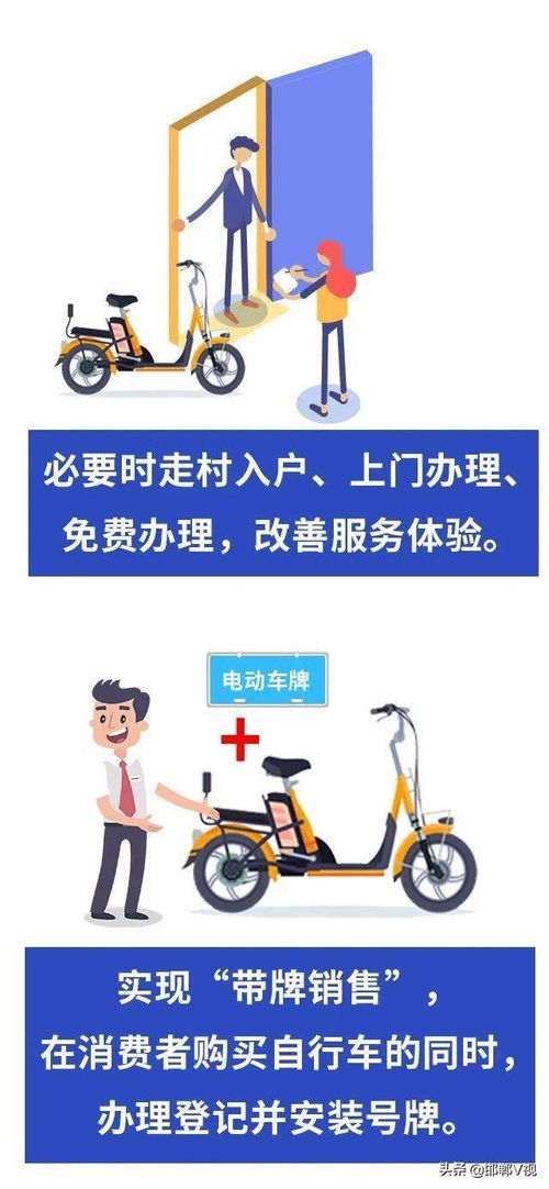 邯鄲市電動自行車登記上牌全攻略 資料、流程與銷售點須知